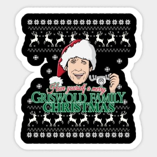 Have Yourself A Merry Griswold Family Christmas Sticker